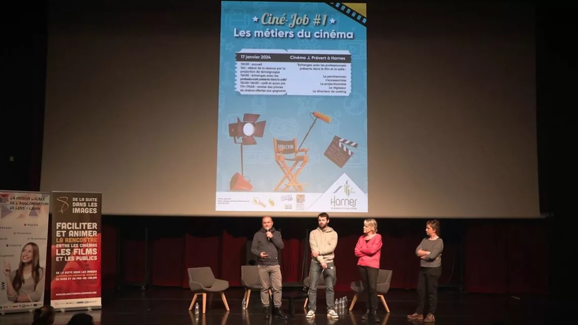 Extrait de la captation de la conférence Ciné'Job#1 au centre culturel Jacques Prévert à Harnes